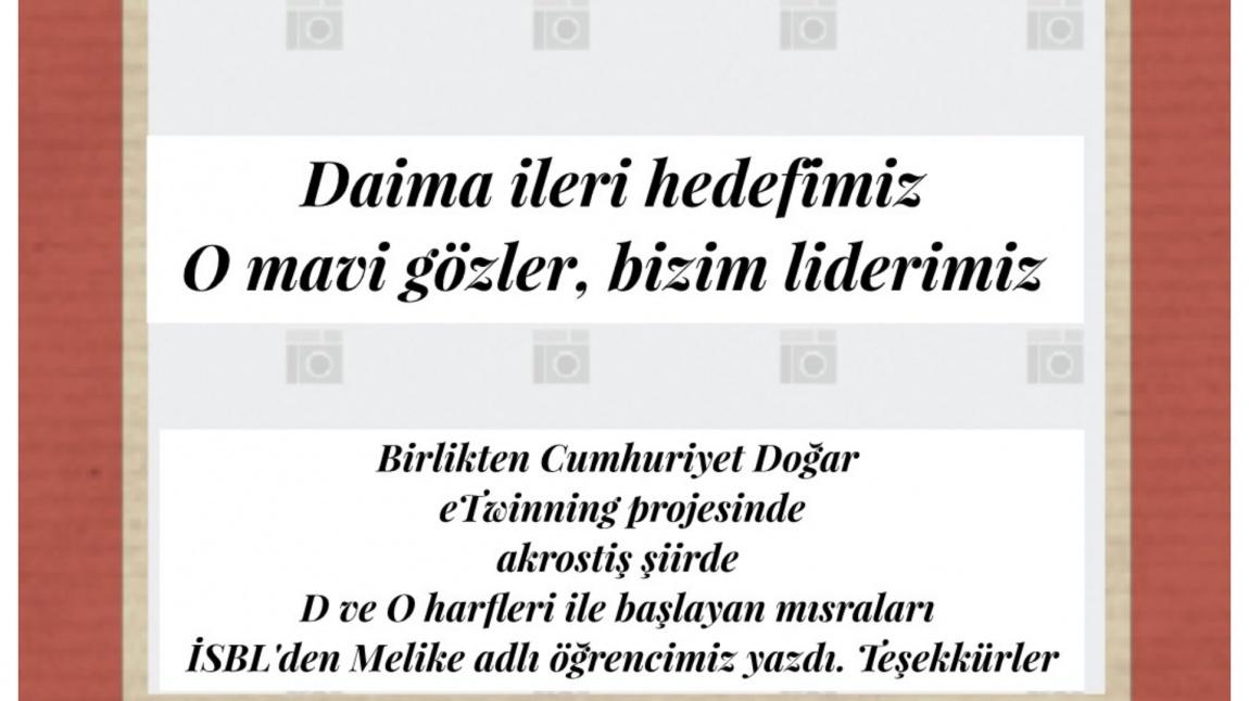 Türkiye'deki tüm proje üyelerinin yazdığı şiir,Cumhuriyet Bayramı'nda   okundu